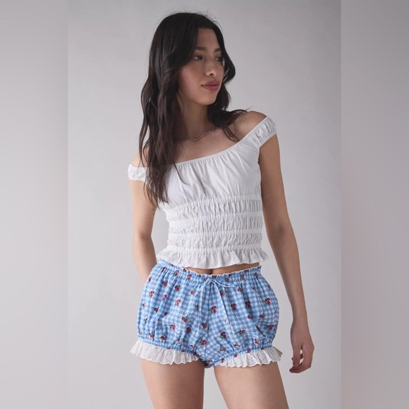 NWT Urban Outfitters | Out From Under Pin Up Picnic Bloomer Short XS Cherries - Picture 1 of 8